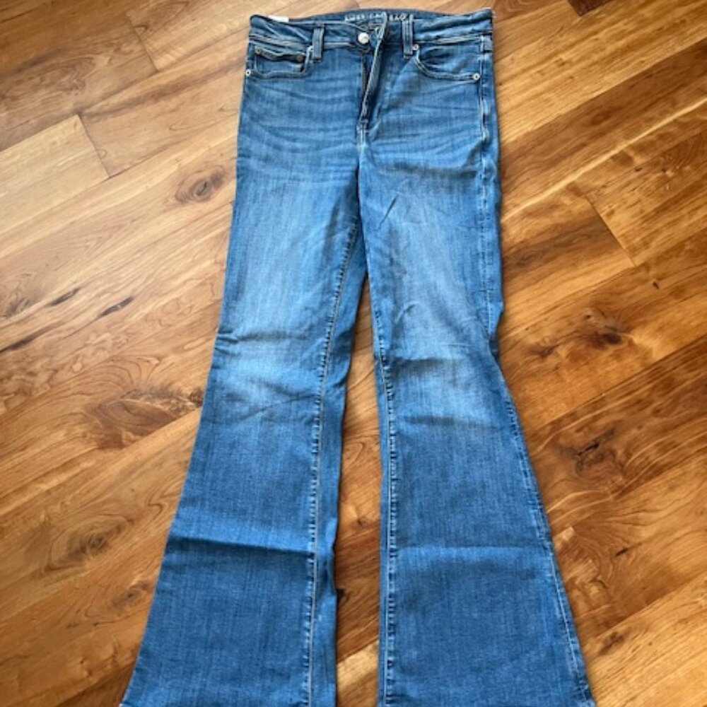 American Eagle High Rise Flare Jeans